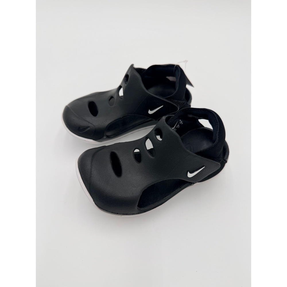 Nike Sunray Protect 3 TD Toddler Sandals Black White DH9465-001 Size 10C